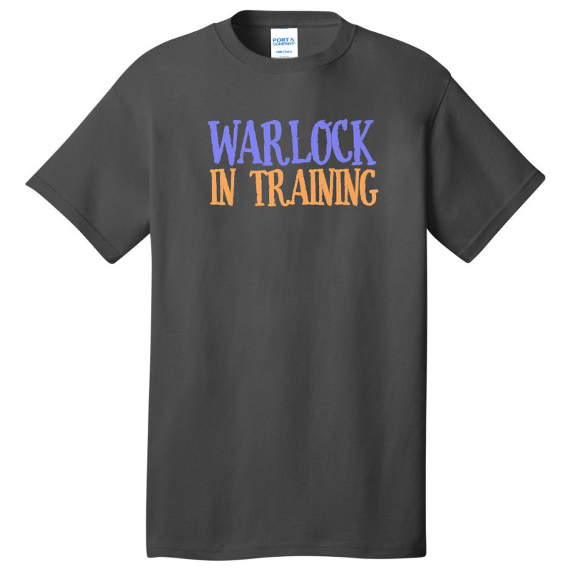 Warlock In Training Halloween Monster Novelty Humor Funny Basic T-shirt by wijbetowners | Artistshot