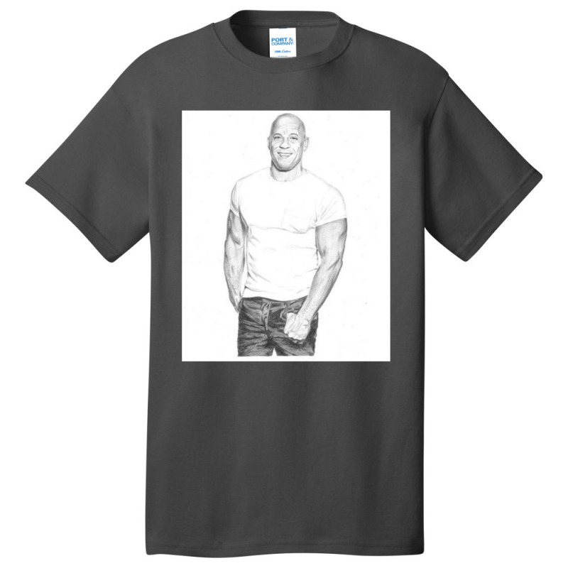 Dominic Pencil Art Basic T-shirt by KyungSavard | Artistshot