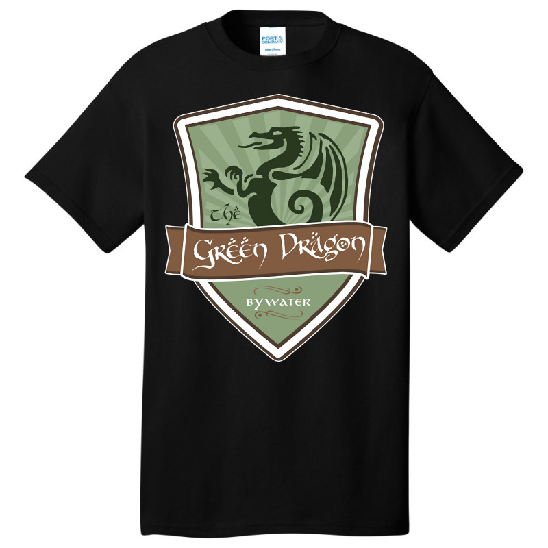 Limited Edition The Green Dragon - Bywater Basic T-shirt by fenderbendable | Artistshot