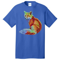 Fox Sly Animal Colorful Forest Animals Design Foxes T Shirt Basic T-shirt | Artistshot