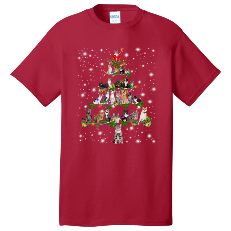 Trending Cats Christmas Tree Ornament Decor Basic T-shirt | Artistshot