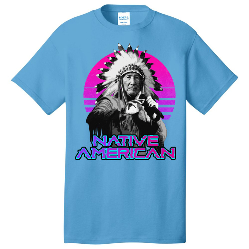 King Native American Rapper Basic T-shirt by LisaBurlingame | Artistshot