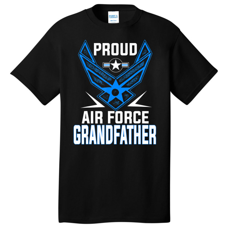 Limited Edition Proud Us Air Force Grandfather Military Veteran -usaf Basic T-shirt | Artistshot