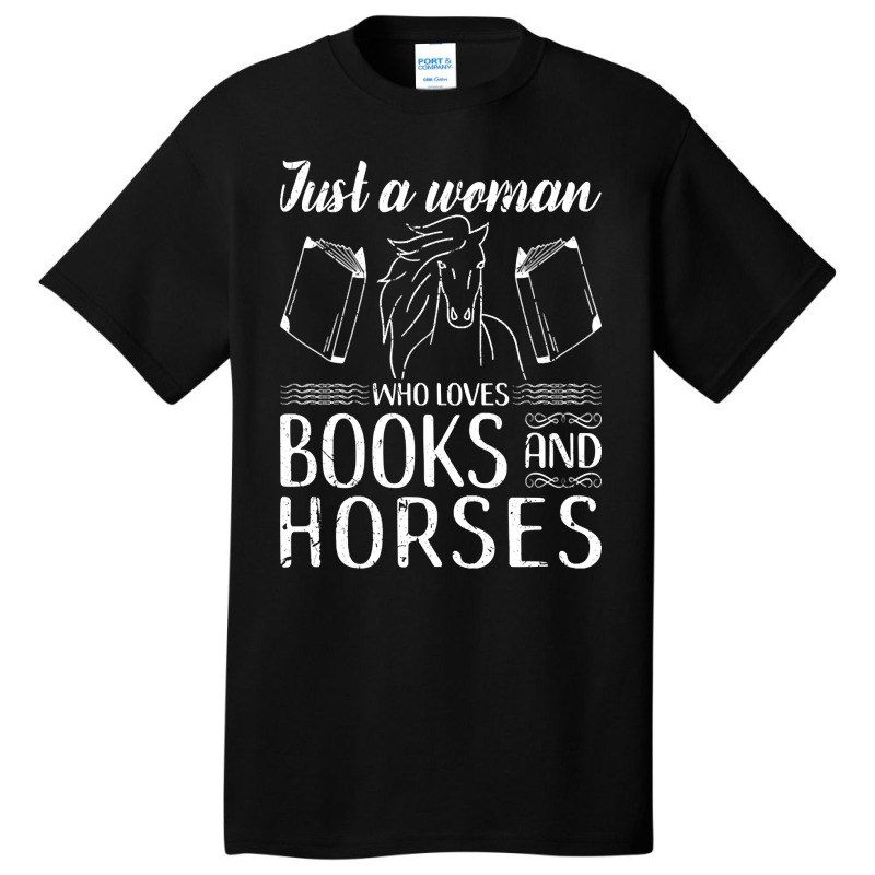 Limited Edition Read Books Horse Lover Basic T-shirt by Rios Arevalo | Artistshot