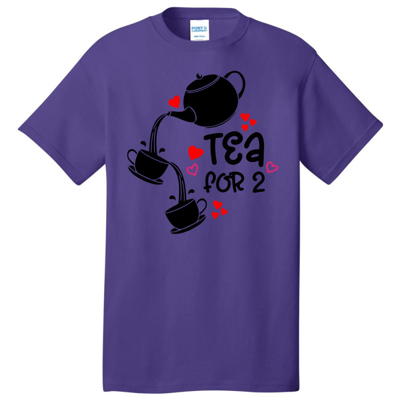 Tea For Two Basic T-shirt | Artistshot