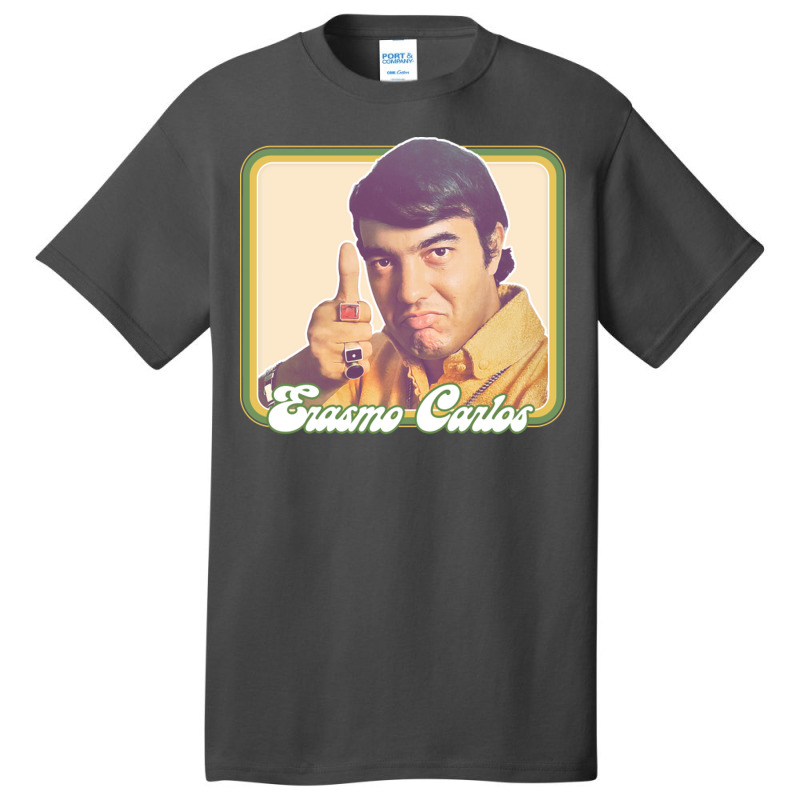 Erasmo Carlos Retro Fan Art Design Basic T-shirt | Artistshot