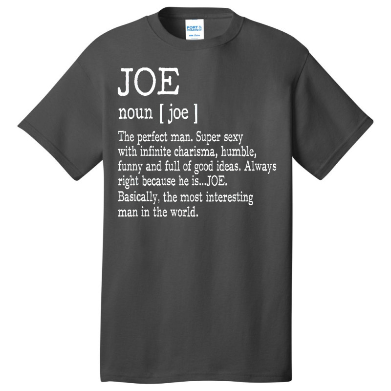 Adult Definition  First Name Joe Men Funny Classic Basic T-shirt by embarigosineg | Artistshot