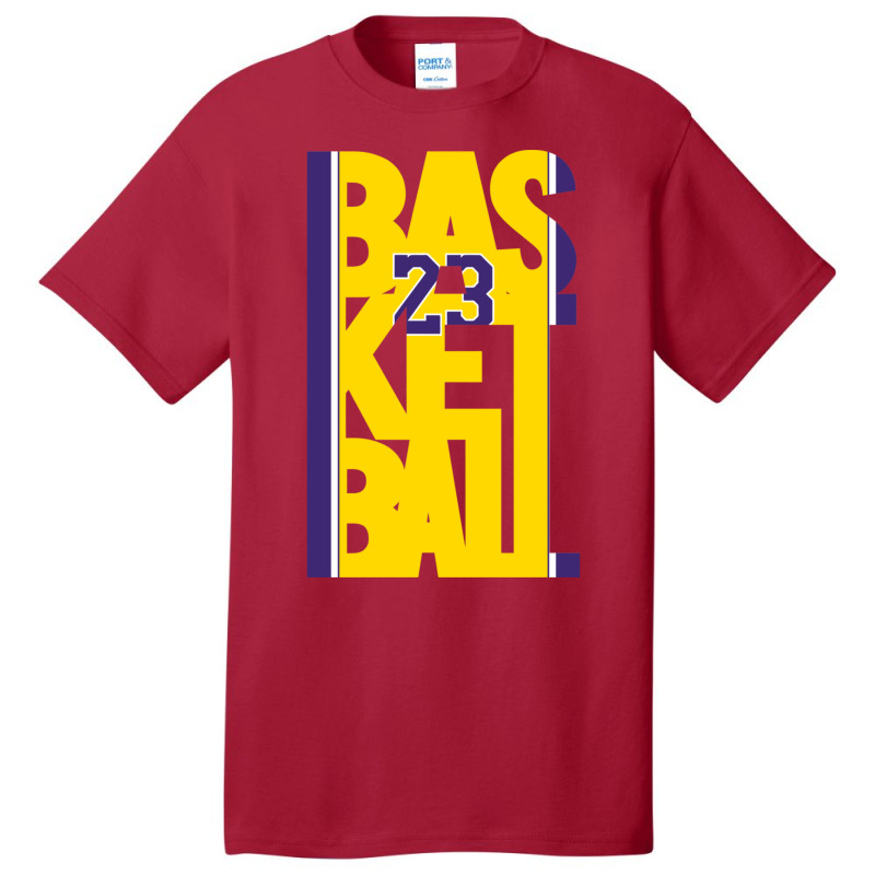 Basketball Is Lifer Labj Edition 1 Basic T-shirt by AgustinLimonAlvarado | Artistshot