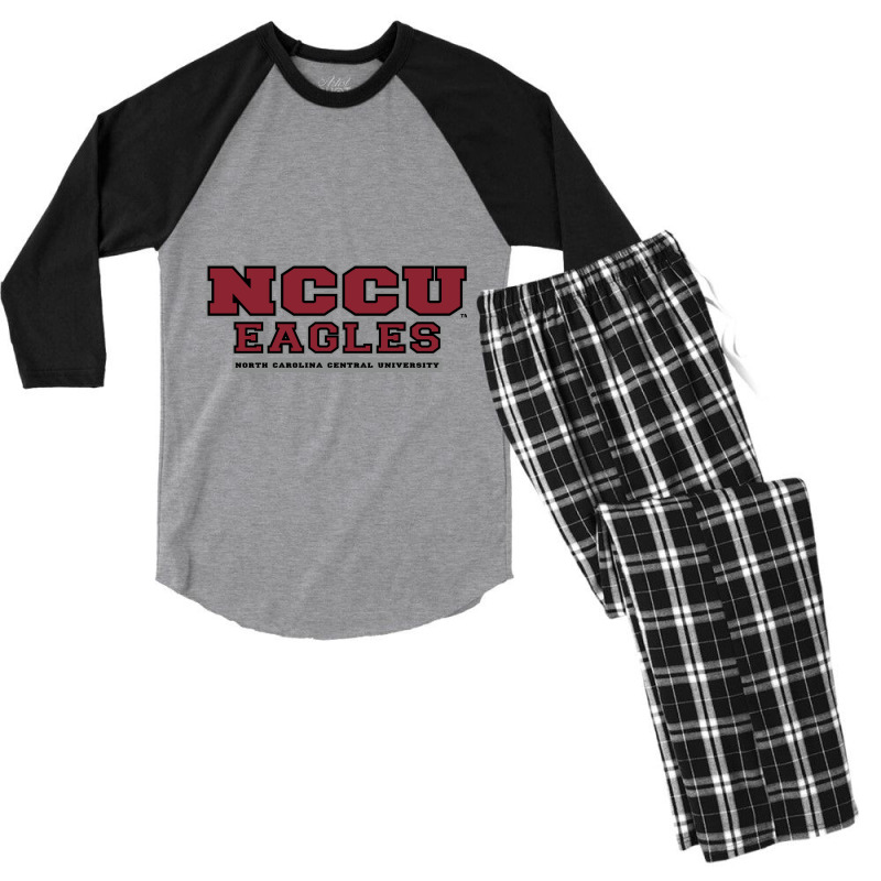 The-north-carolina-central Men's 3/4 Sleeve Pajama Set by Rayas | Artistshot