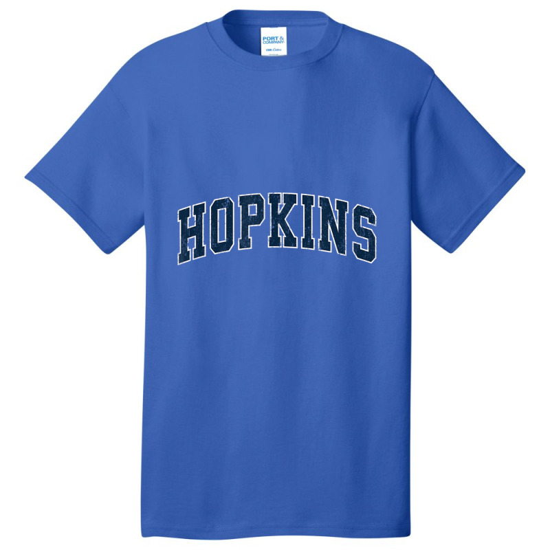 Trending Hopkins Minnesota Mn Vintage Sports Navy Basic T-shirt | Artistshot