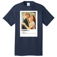 B Titanic (1997) Alternative Film Poster Basic T-shirt | Artistshot