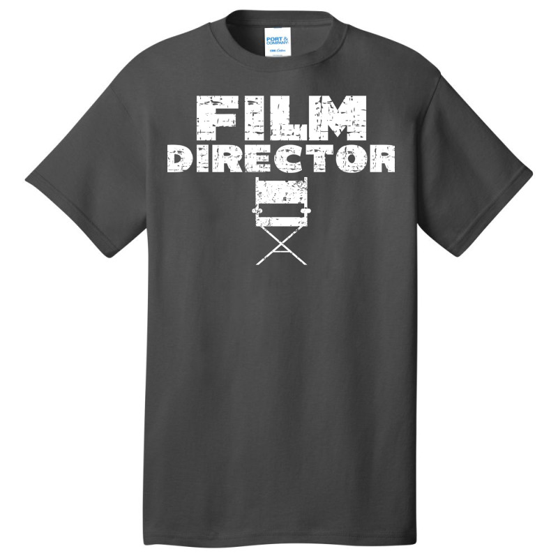 Film Director Movie Crew Chair Uniform Back Only Premium  80s Vintage Basic T-shirt by manicklasturr | Artistshot