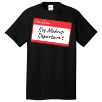 Film Crew Key Makeup Department Classic Hippie Hipster Basic T-shirt | Artistshot