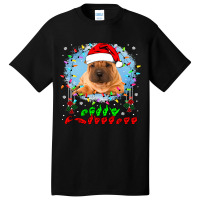 Merry Christmas Hands Sign Language Santa Shar Pei Lover154 Basic T-shirt | Artistshot