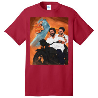 Rrr Movie Stills Basic T-shirt | Artistshot