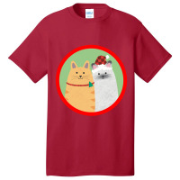 Double Cat Kitten Lover Basic T-shirt | Artistshot