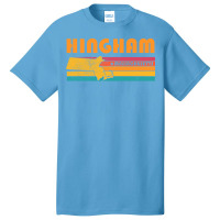 Hingham Massachusetts Vintage Distressed Nostalgia Tumblr Basic T-shirt | Artistshot