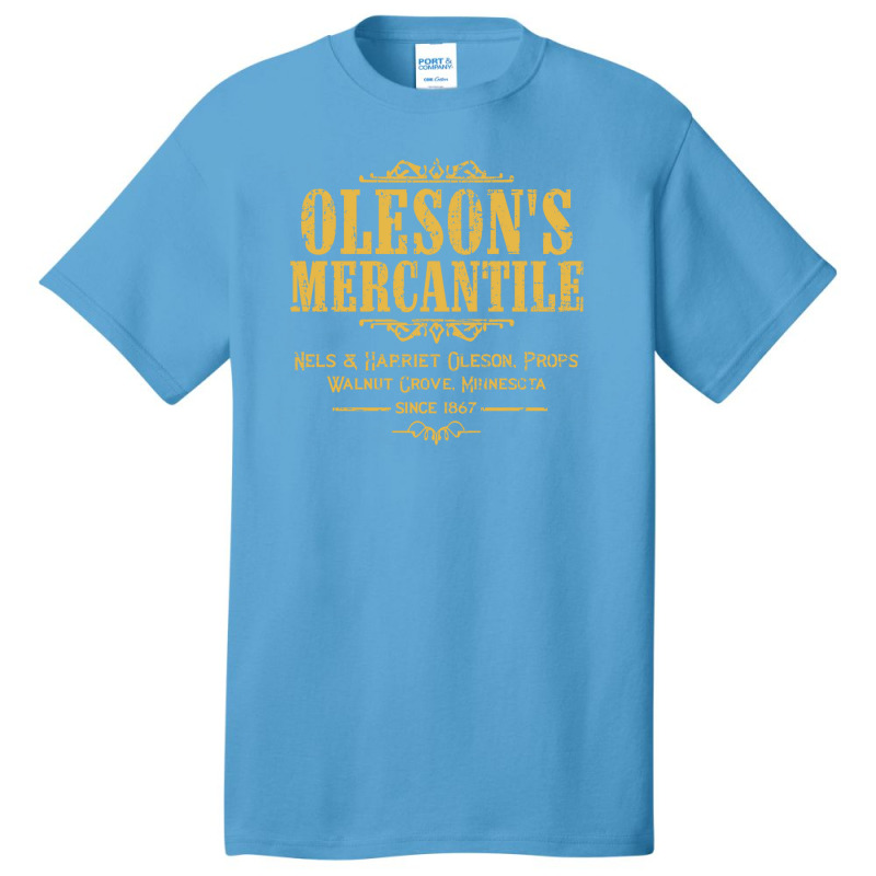 Olesons Mercantile From Little House On The Prairie Basic T-shirt by fizzoviklea | Artistshot