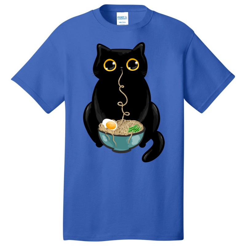 Ramen Cat Love Basic T-shirt by fizzoviklea | Artistshot