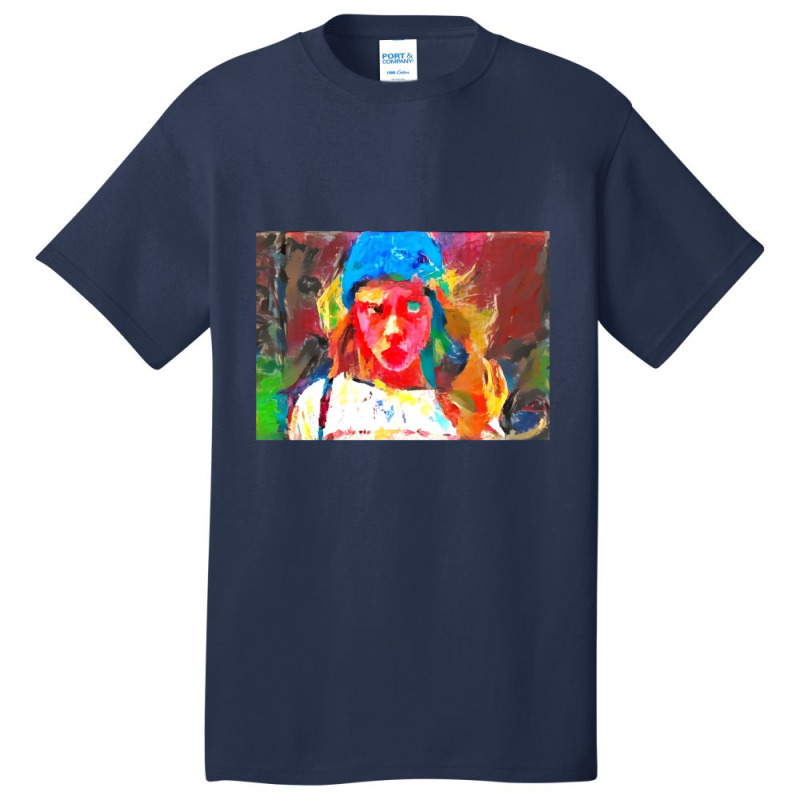 Very Wierd Colorful Girl Basic T-shirt | Artistshot