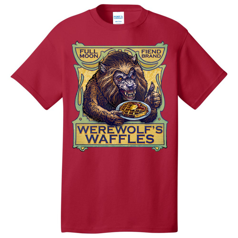 Werewolfs Waffles Nostalgia Basic T-shirt by fizzoviklea | Artistshot