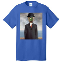 Trending Rene Magritte Son Of Man Basic T-shirt | Artistshot