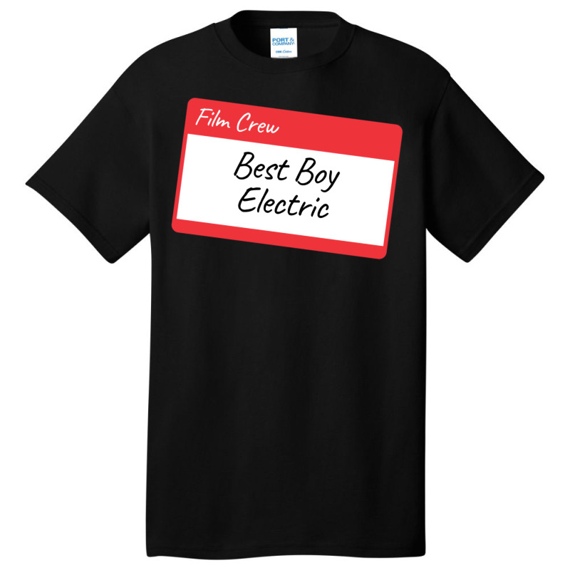 Film Crew Best Boy Electric Classic Cute E Basic T-shirt by aclanddarmeno | Artistshot