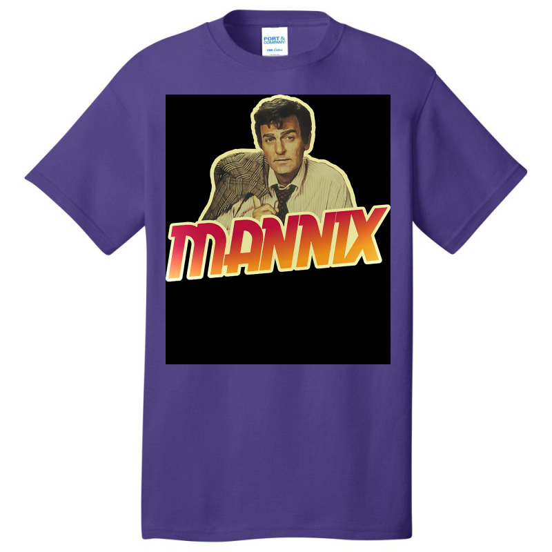 Mannix Poster Nostalgia Basic T-shirt | Artistshot