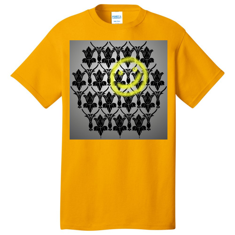 Smiley Face Poster Cool Basic T-shirt by maunesebekb | Artistshot