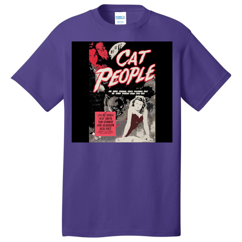 Cat Peopl Perfect Gift For You And Friends Poster Love Basic T-shirt by shabnajianxiq | Artistshot