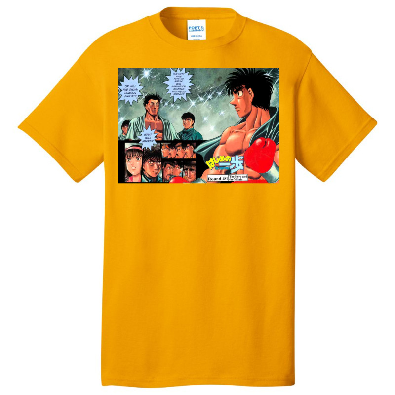 Ippo Vs Sawamura Entrances Basic T-shirt by lecykwaffe2 | Artistshot