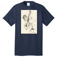 Contrabass Groovin' Basic T-shirt | Artistshot