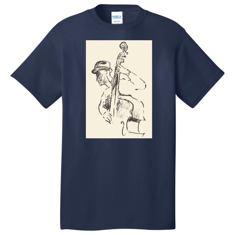 Contrabass Groovin' Basic T-shirt by JamesBurges | Artistshot