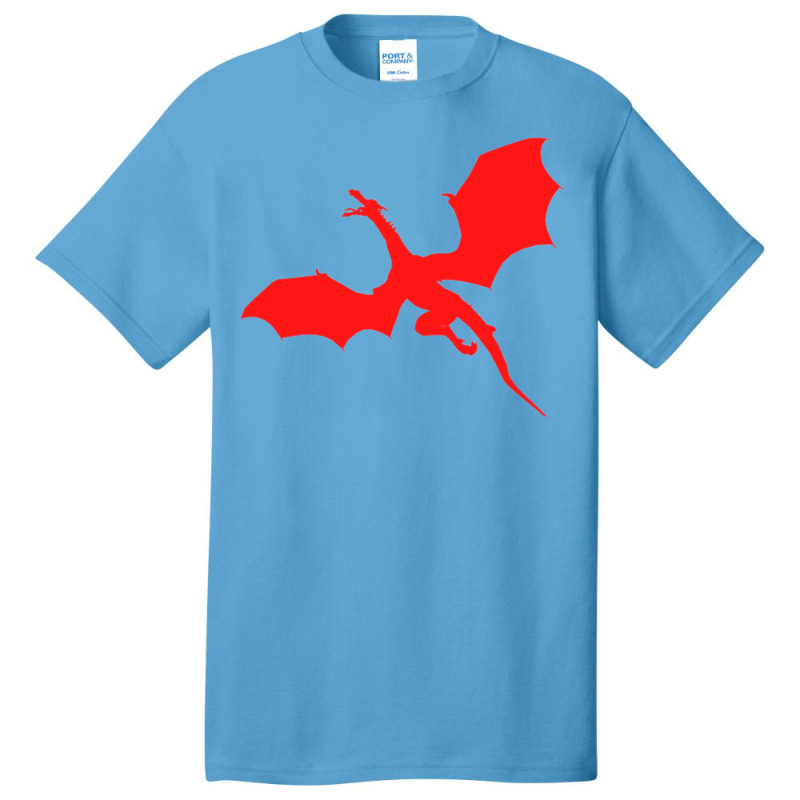 Quest For Glory Design Red Dragon Basic T-shirt by msizygaouss | Artistshot