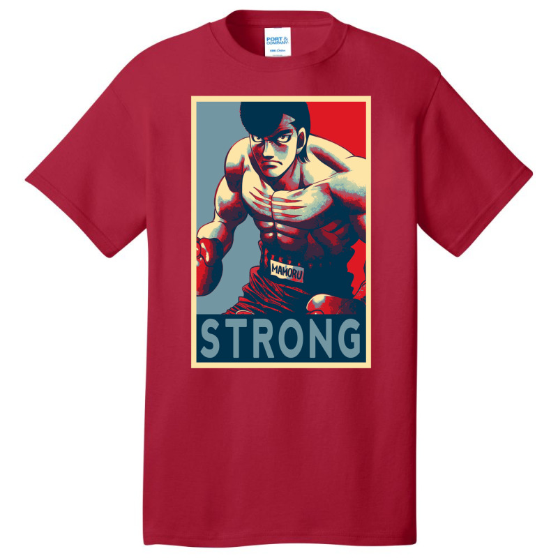 Mamoru Takamura Strong Hajime No Ippo Basic T-shirt by lecykwaffe2 | Artistshot