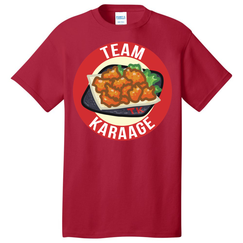 Team Karaage Basic T-shirt | Artistshot