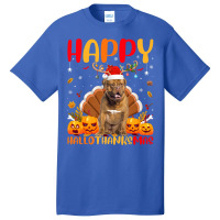 Funny Ocelot Animal Lover Happy Ocelot Hellothanksmas Basic T-shirt | Artistshot