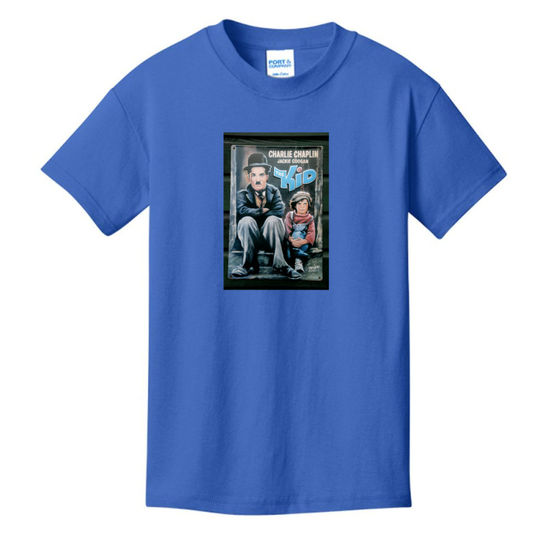 Charlie Chaplin The Kid Film Poster Basic Youth T-shirt by DebraAnnKnapp | Artistshot