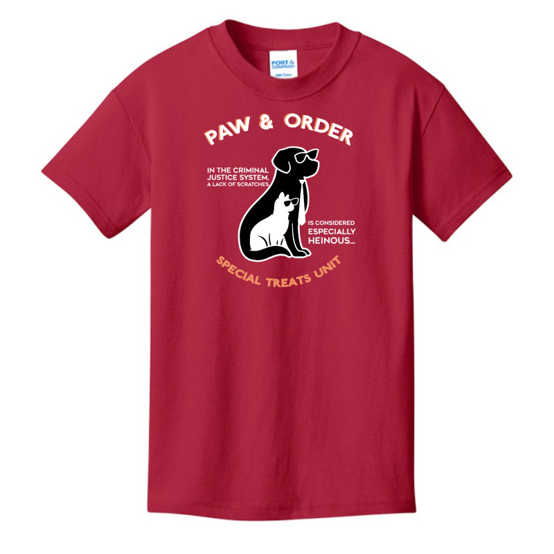 Paw And Order Special Treats Unit Training Dog And Cat Basic Youth T-shirt by ScottArtist | Artistshot