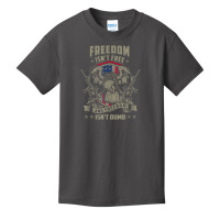 Trending Patriotic Veteran Military Usa Flag Eagle Guns Basic Youth T-shirt | Artistshot