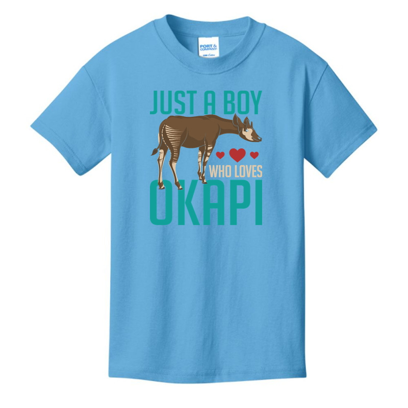 Trending Zoo Animal Africa Just A Boy Who Loves Okapi Basic Youth T-shirt by Ledford Leslie | Artistshot