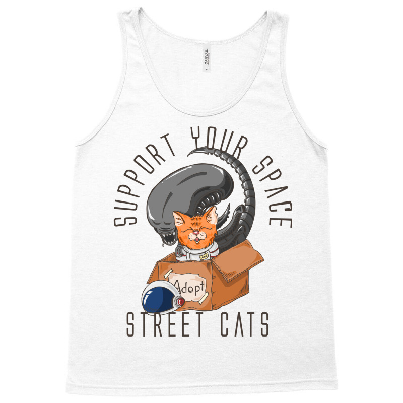 Support Your Space Street Cats Tank Top | Artistshot