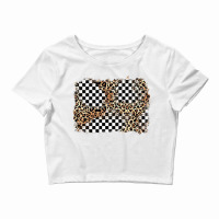 Race Leopard Background Crop Top | Artistshot