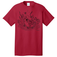 Cowboy Frog Classic Tshirt Girl Nostalgia Basic T-shirt | Artistshot