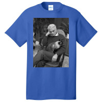 Derrida And A Cat Poster Gift Basic T-shirt | Artistshot