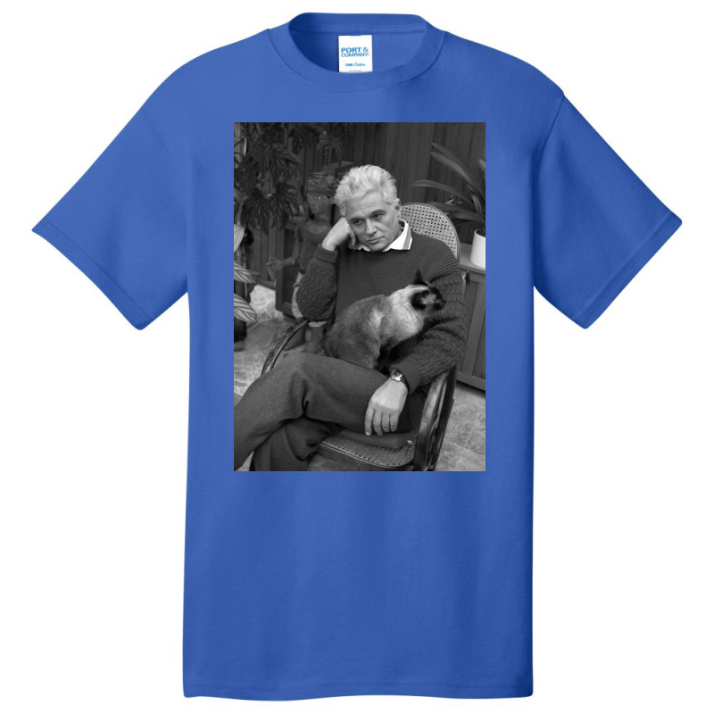 Derrida And A Cat Poster Gift Basic T-shirt | Artistshot