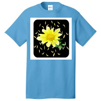 Pocket Yellow Flower  Stars Basic T-shirt | Artistshot