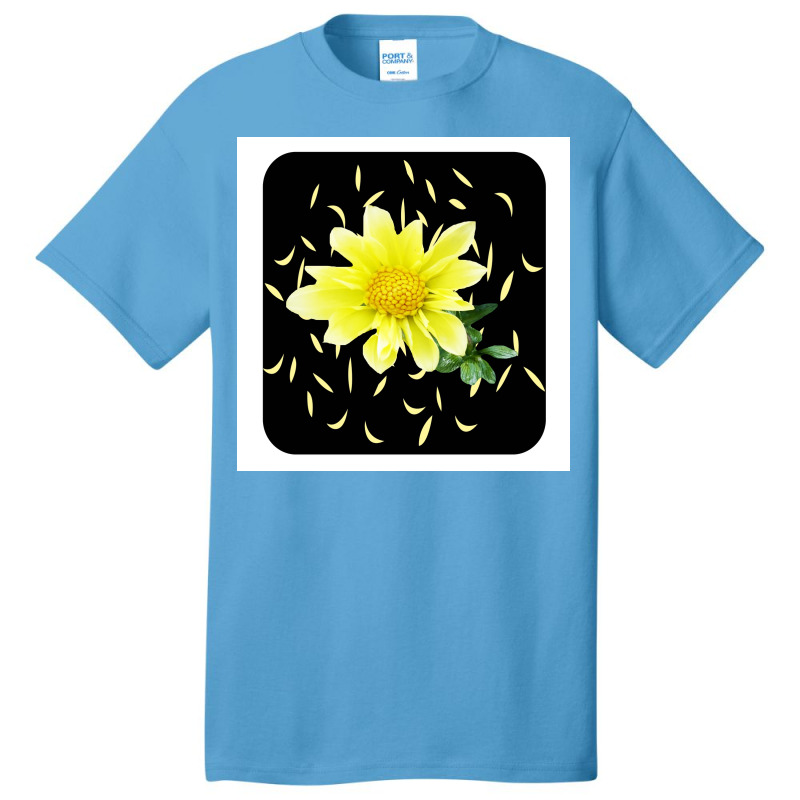 Pocket Yellow Flower  Stars Basic T-shirt | Artistshot