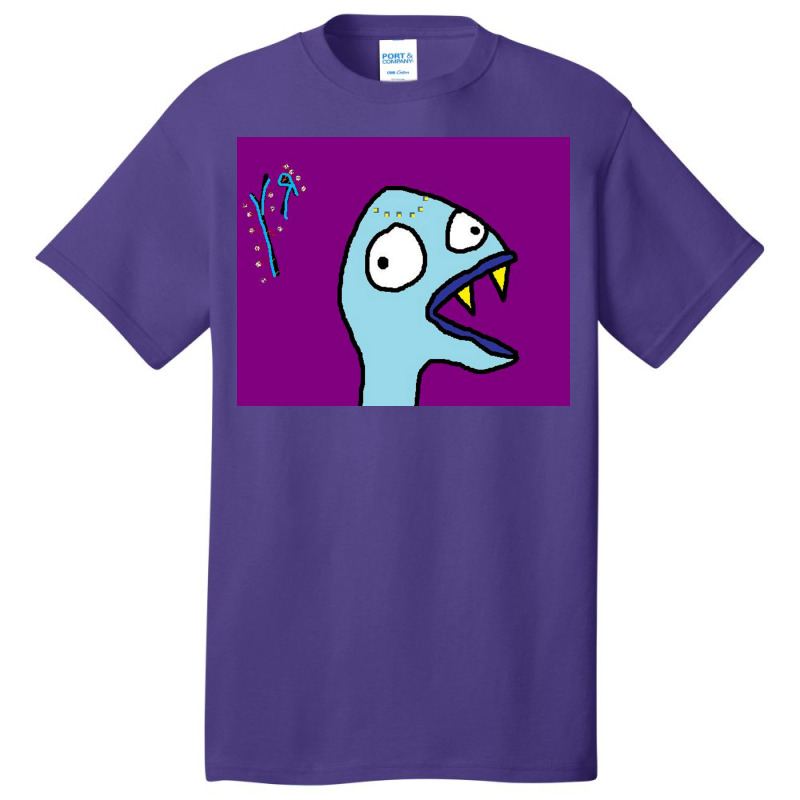 Quotfish Man Monsterquot By Richard F Yates Poster Travel Basic T-shirt | Artistshot