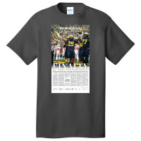 The Michigan Daily Front Cover  Gift Basic T-shirt | Artistshot